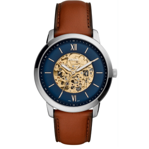 Watch strap Fossil ME3160 Leather Brown 22mm